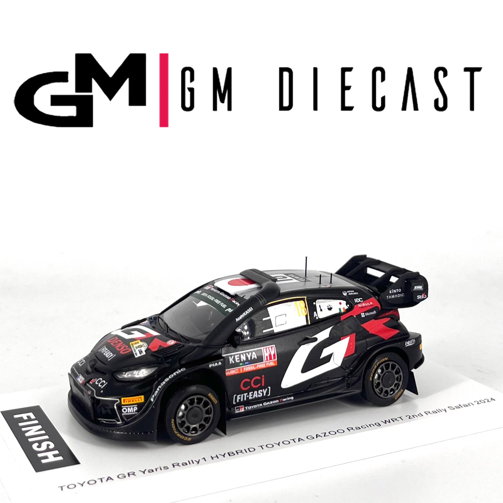 Spark Toyota GR Yaris Rally 1 4th Japan 2024 T.Katsuta #18 1:43 Resin S6883 Toyota GR Yaris This Model Car is a collectors replica of an Toyota GR Yaris Rally 1 Hybrid Spark Toyota GR Yaris Rally 1 4th Japan 2024 T.Katsuta #18 1:43 Resin S6883 Toyota GR Yaris This Model Car is a collectors replica of an Toyota GR Yaris Rally 1 Hybrid