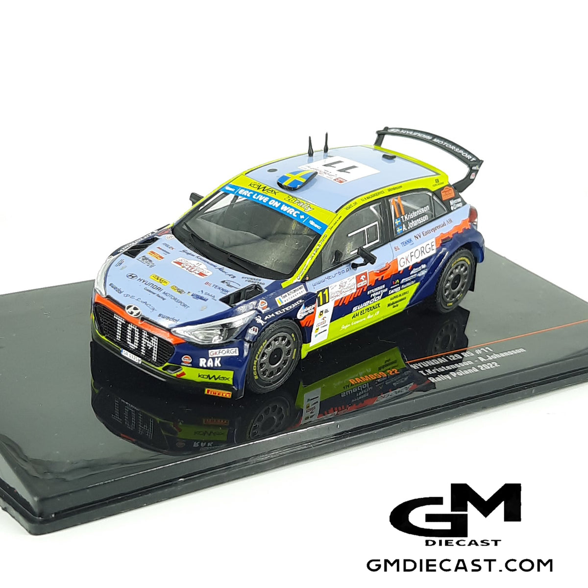 Achetez RAM859.22 - Ixo 1:43 IXO Hyundai I20 R5 #11 Rally Polen 2022 T. Kristensson A.Johansson Light Blue Yellow Red Black RAM859.22 ( - Voitures de rallye miniatures Achetez RAM859.22 - Ixo 1:43 IXO Hyundai I20 R5 #11 Rally Polen 2022 T. Kristensson A.Johansson Light Blue Yellow Red Black RAM859.22 ( - Voitures de rallye miniatures