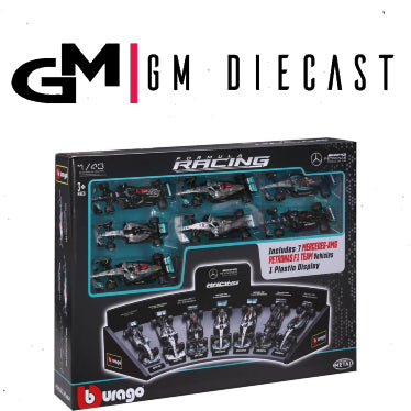 Mercedes Set 7X Burago 1/43