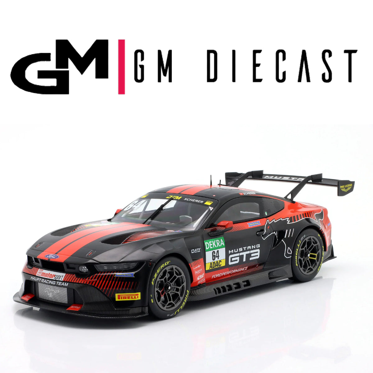 Ford Mustang GT3 #64 DTM Oschersleben 2025 Fabio Scherer 1/18