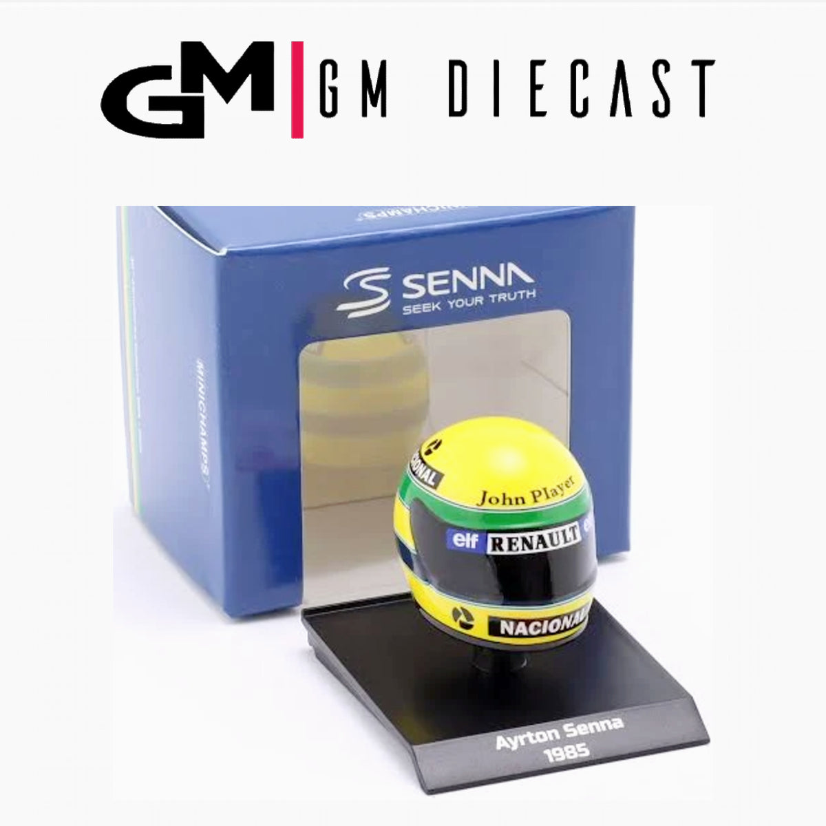 Ayrton Senna 1985 Helmet 1/10