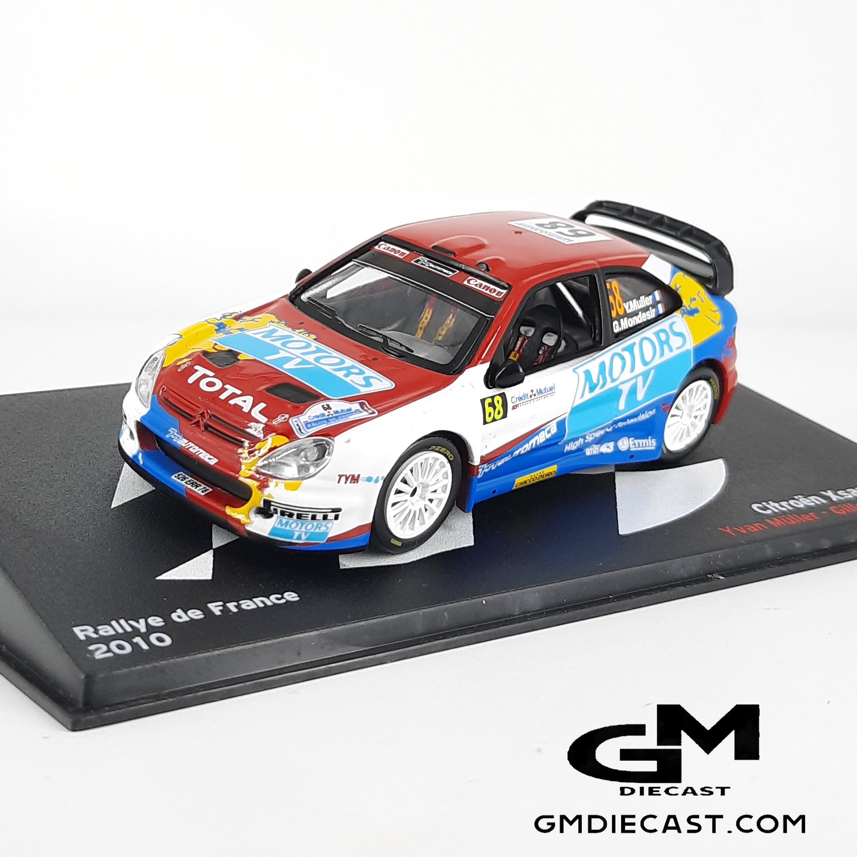 Citroen Xsara WRC #68 France 2010 Muller/Mondesir