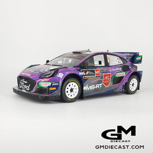 Ford Puma Rally1 #7 Acropolis 2022 Loubet/Landais 1/18