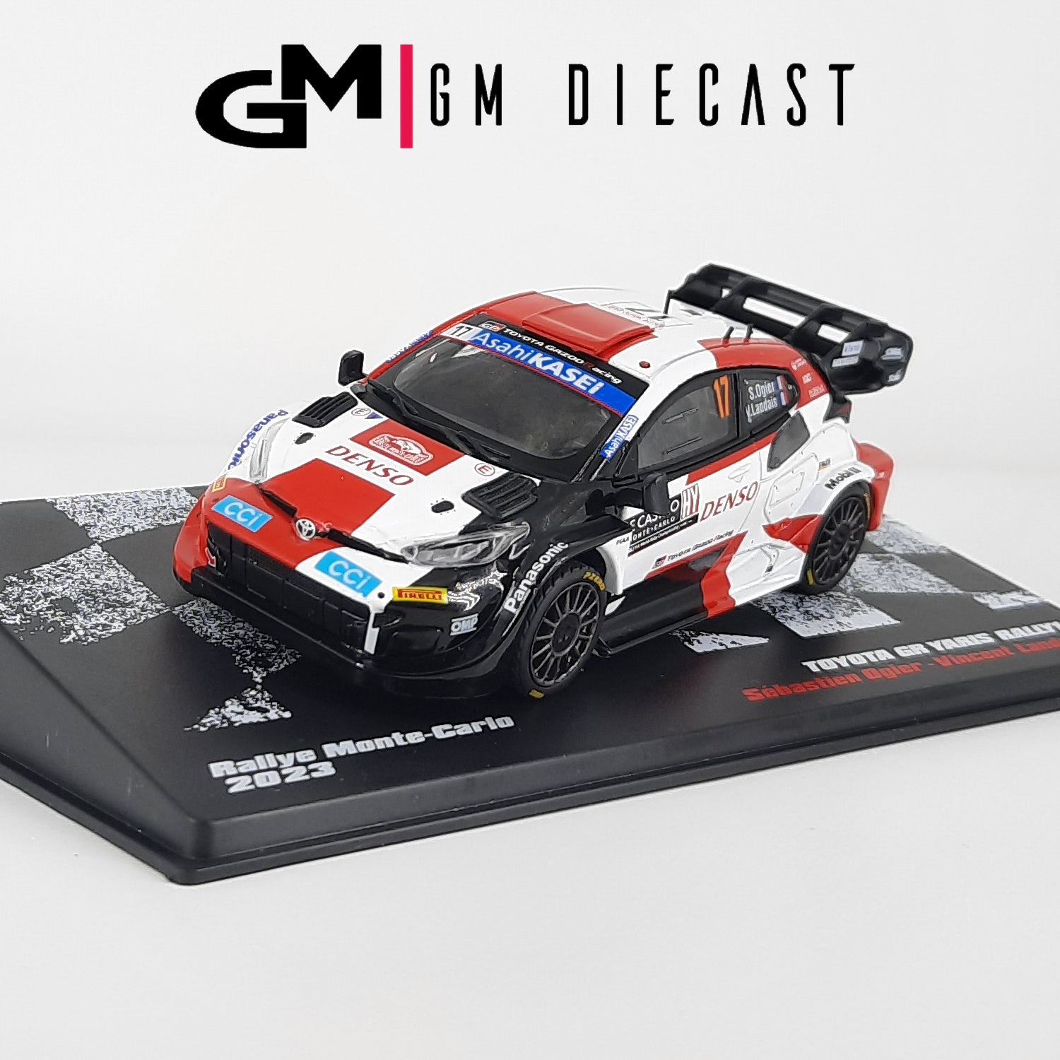 Toyota Yaris Rally1 #17 Winner Monte Carlo 2023 Ogier/Landais