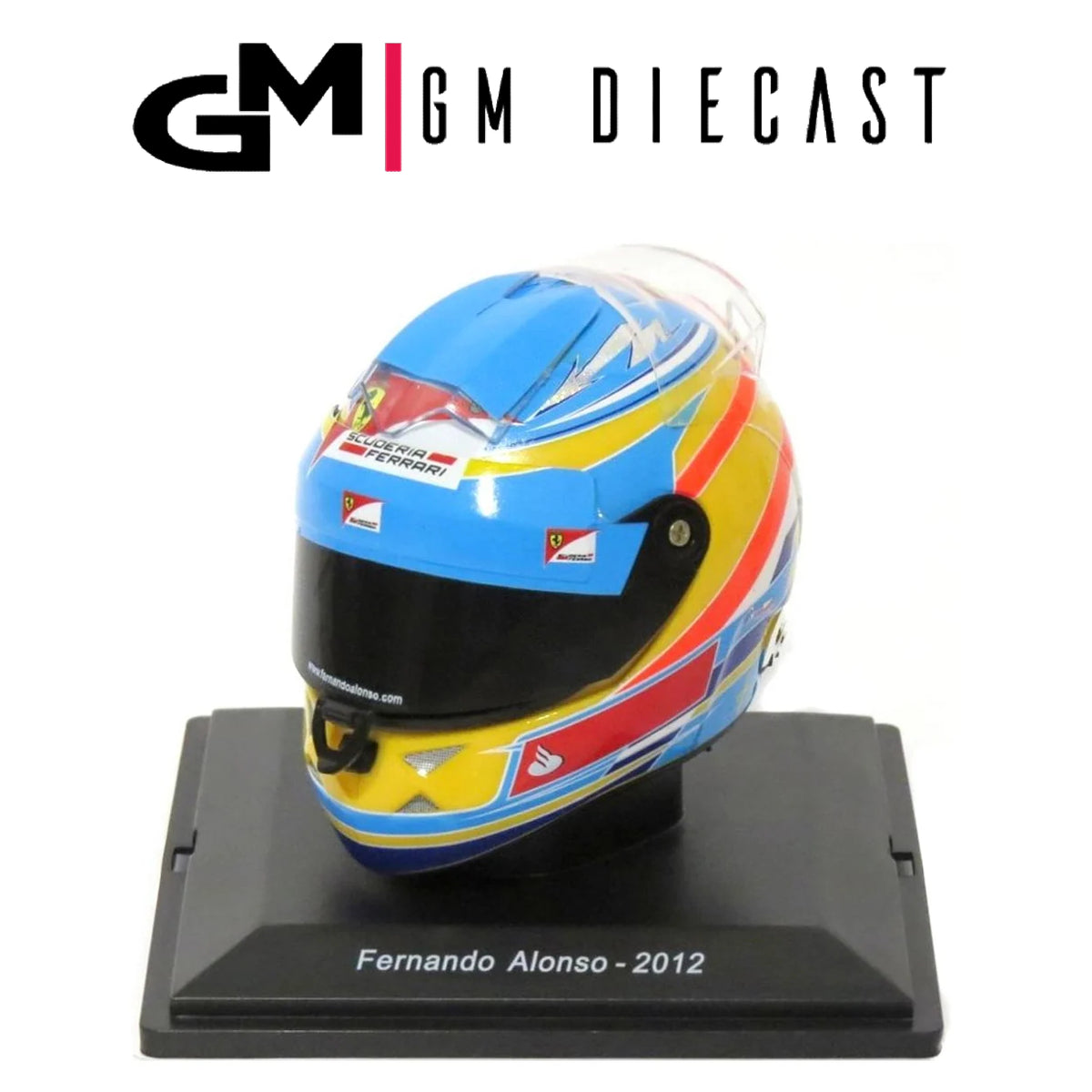 Fernando Alonso 2012 Helmet 1/5