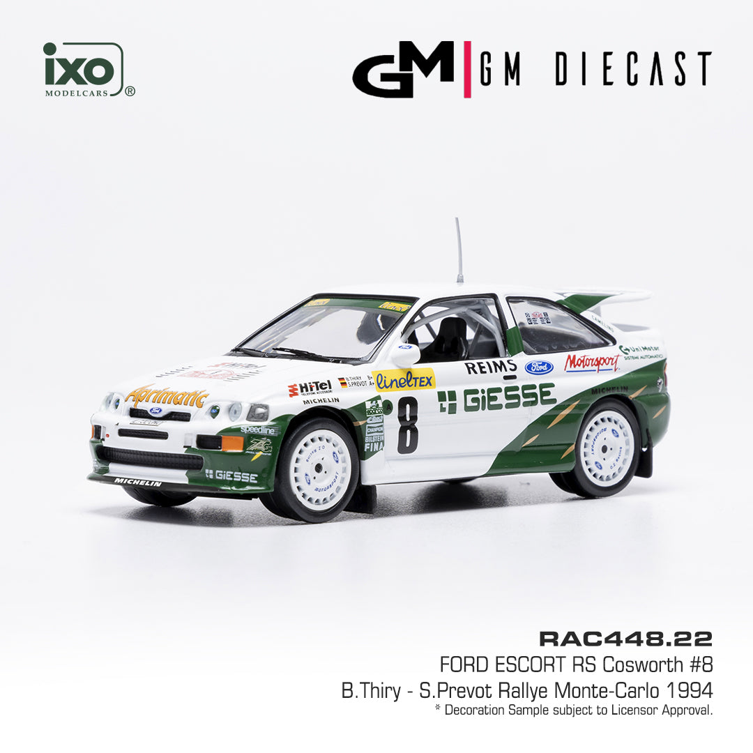 Ford Escort RS Cosworth #8 Rally Monte Carlo 1994 B.Thiry/S.Prevot