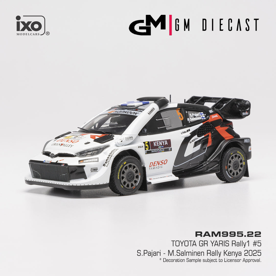 Toyota Yaris GR #5 Rally Kenya 2025 S.Pajari/M.Salminen