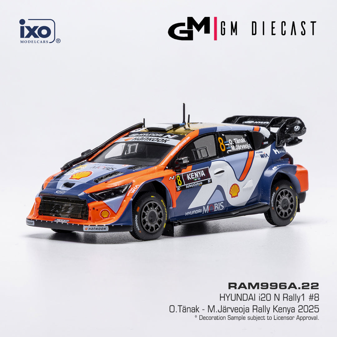 Hyundai i20 N #8 Rally Kenya 2025 O.Tanak/M.Jarveoja