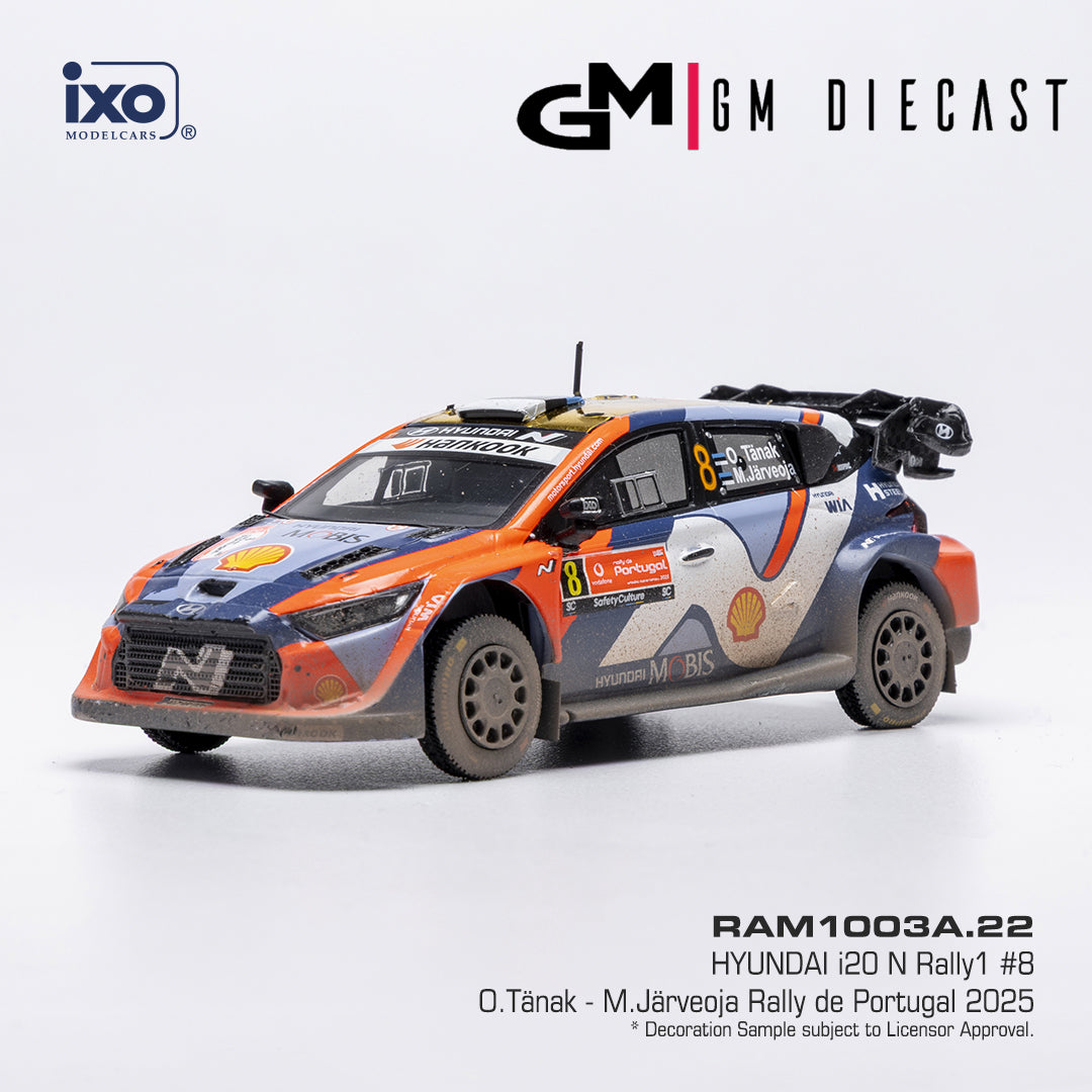 Hyundai i20 N #8 Rally Portugal 2025 O.Tanak/M.Jarveoja
