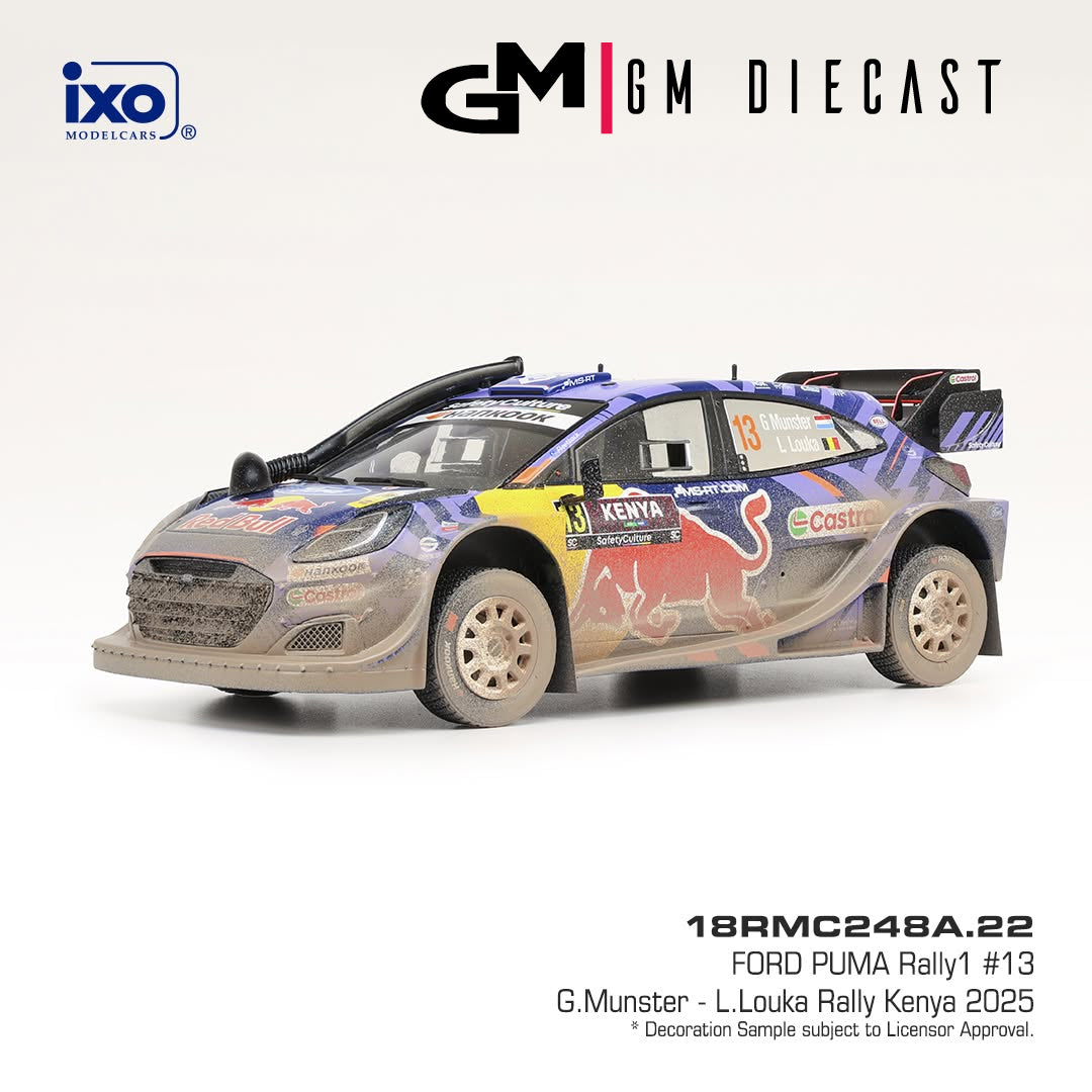 Ford Puma #13 Rally Kenya 2025 Munster, Louka 1/18