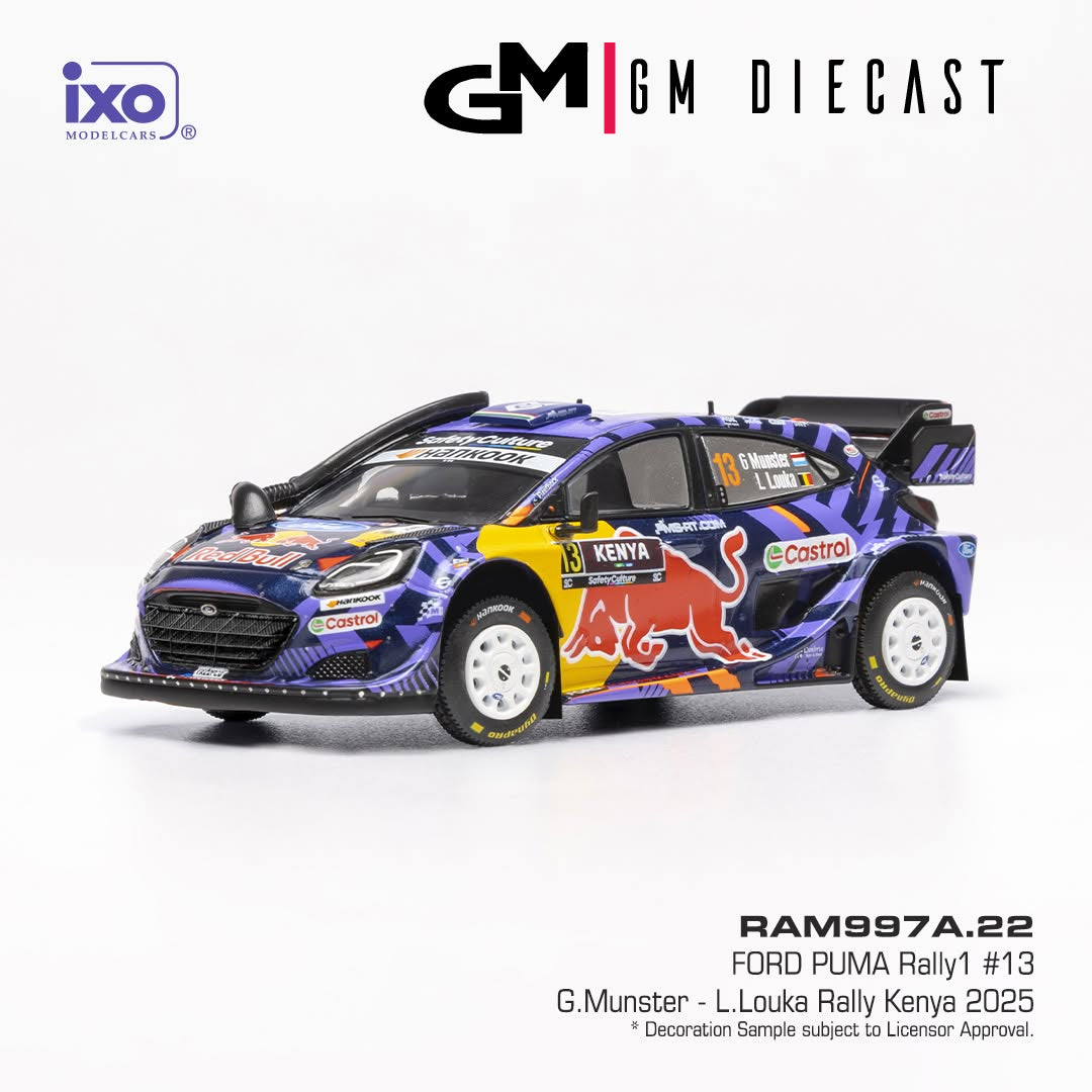 Ford Puma #13 Rally Kenya 2025 Munster, Louka 1/43