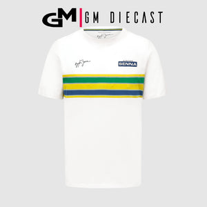 Ayrton Senna Helmet Stripe T-shirt