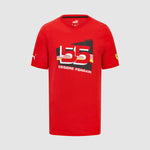 Carregar imagem no visualizador da galeria, Ferrari Fanwear Sainz #55 Fanwear Drivers Tee
