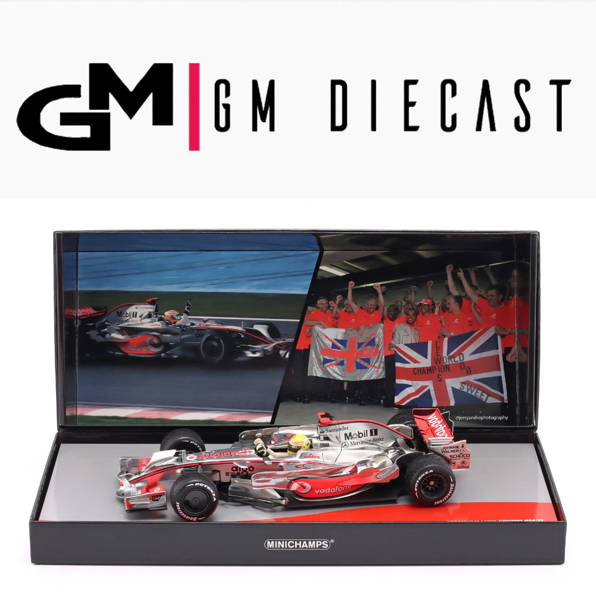 McLaren Mercedes MP4/23 #22 1st world champion l.hamilton 1/18