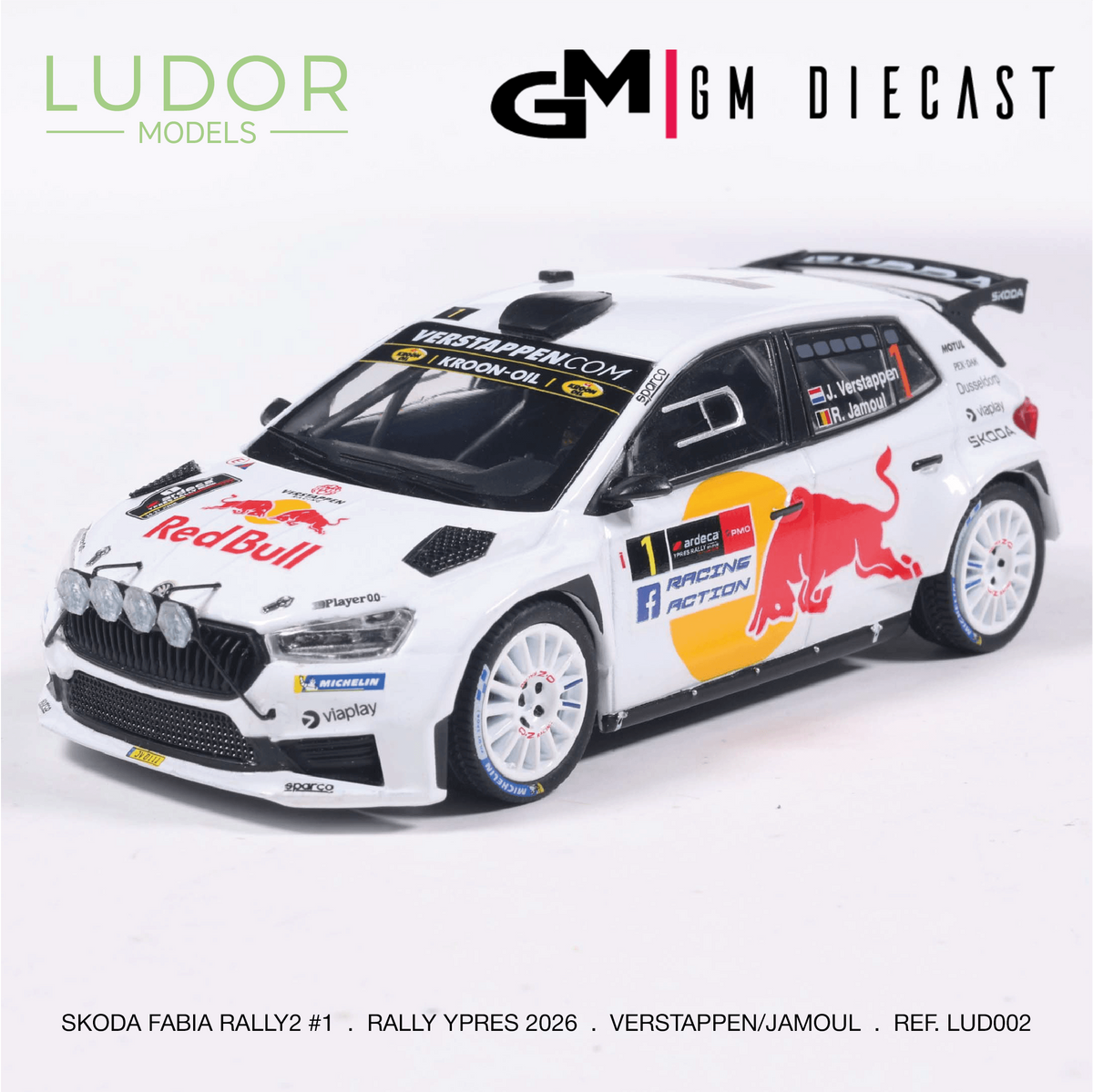 Ford Puma Rally1 n.º 2 Rally de Portugal 2025 Salvi, Coronado 1/43