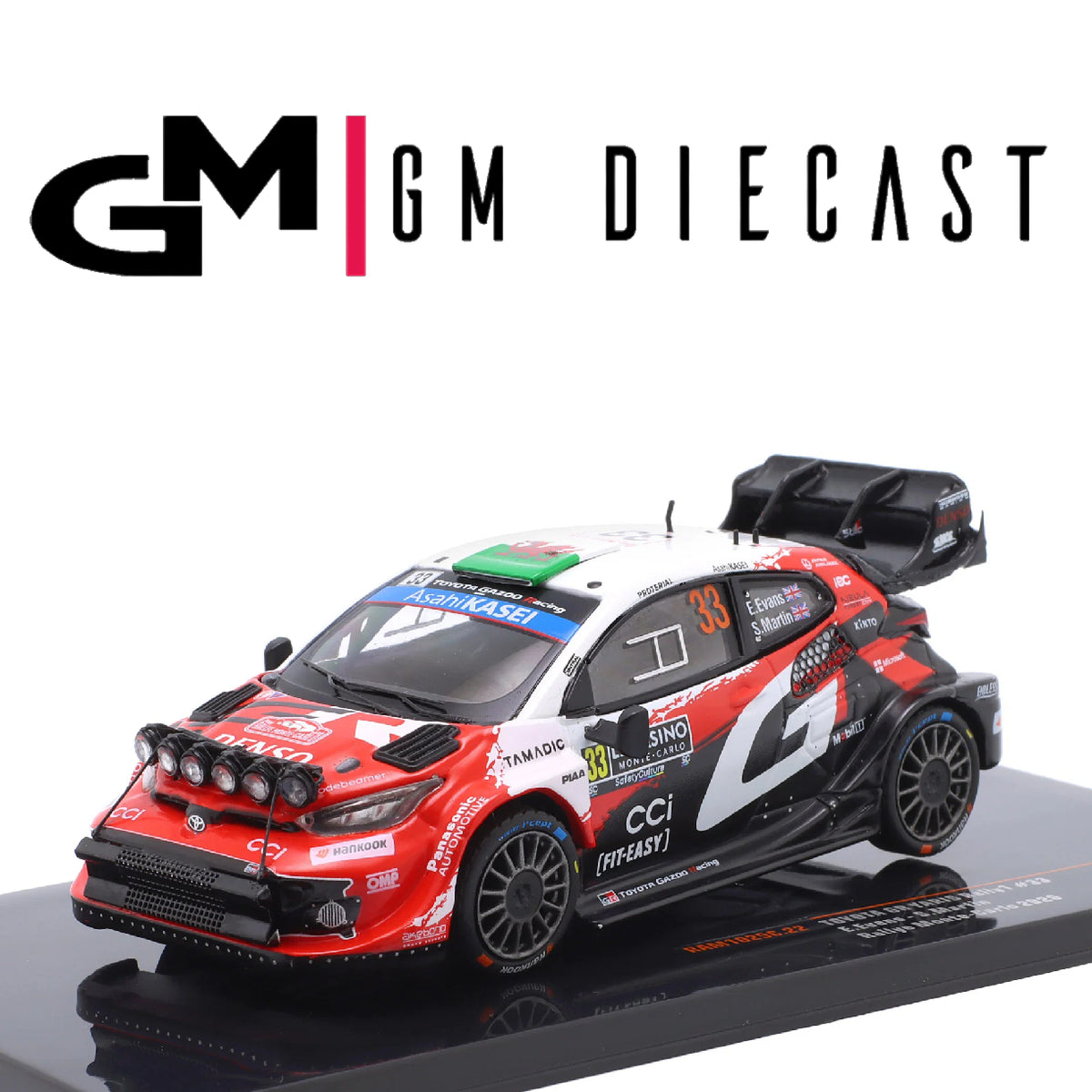 Toyota GR Yaris #33 Rally Monte Carlo 2026 Evans , Martin