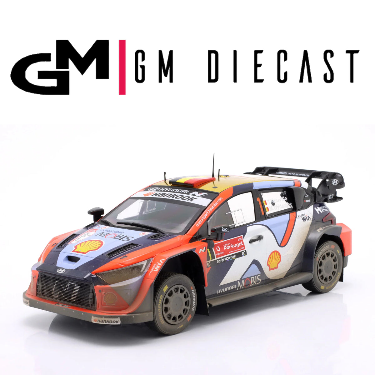 Hyundai i20 Rally1 #1 Rally Portugal 2025 Neuville, Wydaeghe 1:18