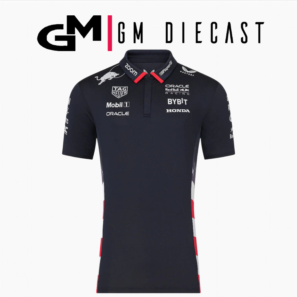 Red Bull Racing Polo Shirt F1 America race Verstappen Perez