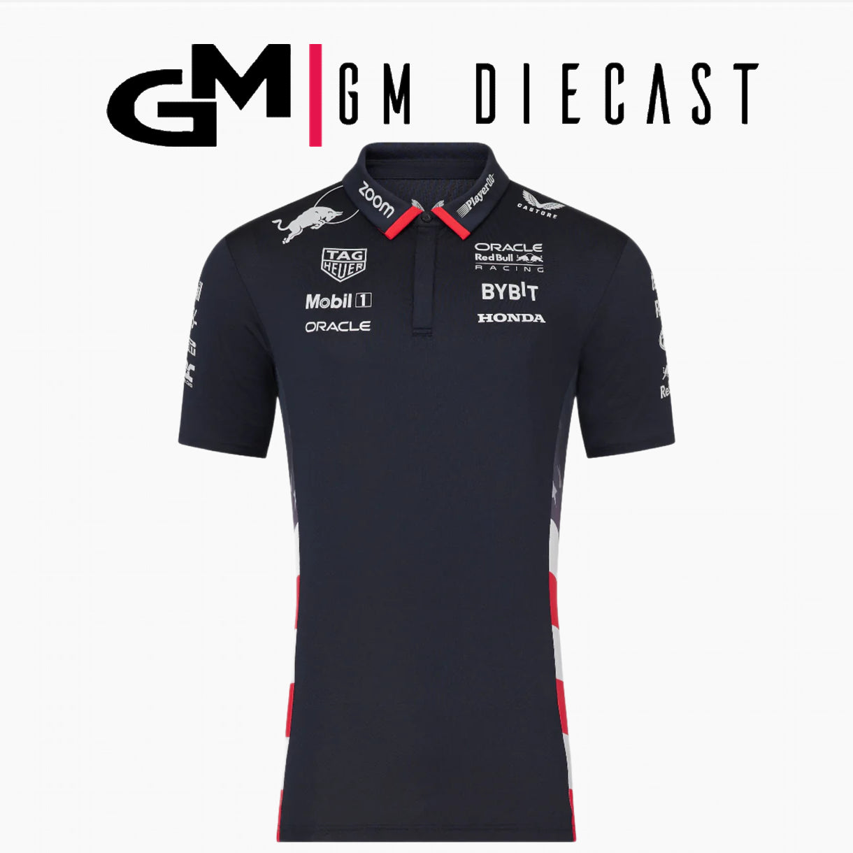 Red Bull Racing Polo Shirt F1 America race Verstappen Perez