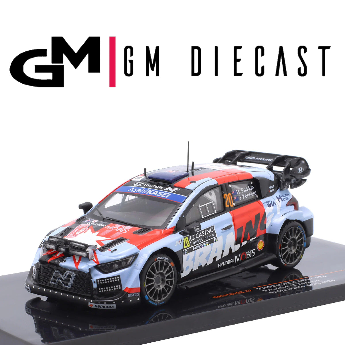 Hyundai i20 N #20 Rali de Monte Carlo 2026 Paddon, Kennard