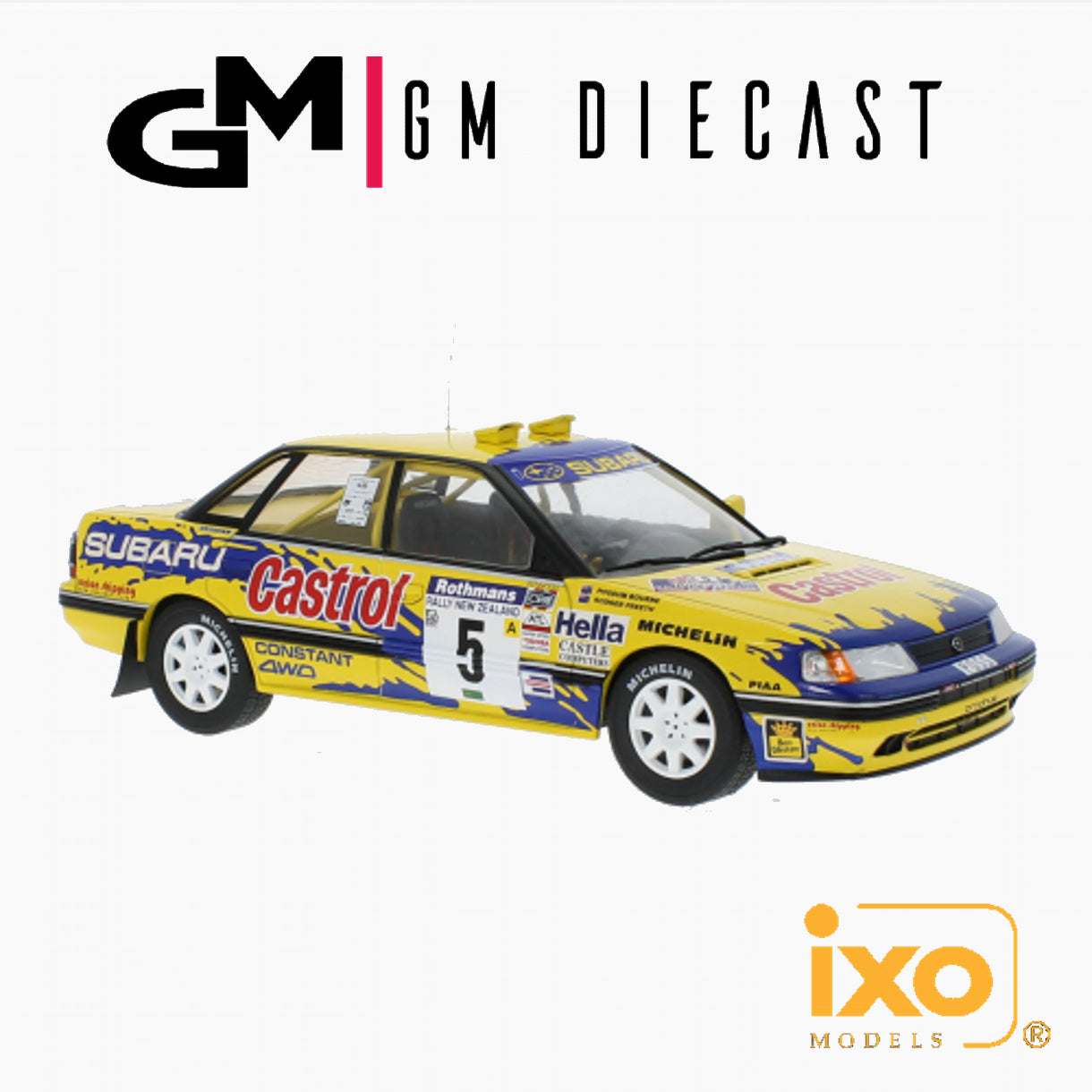 Subaru Legacy RS #5 New Zealand 1992 Bourne/Freeth 1/18