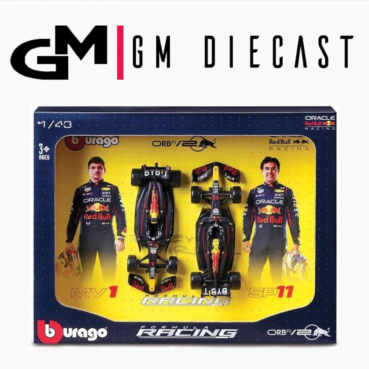 SET F1 2X RB20 Red Bull Verstappen/Perez