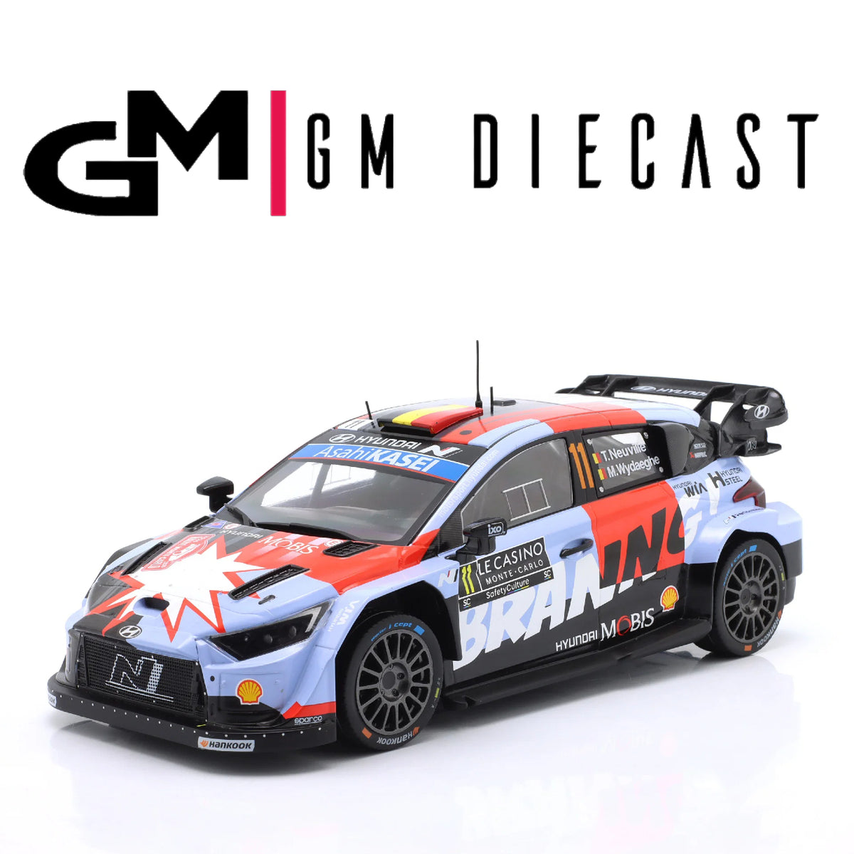 Hyundai i20 #1 Rally Monte Carlo 2026 Neuville , Wydaeghe 1/18