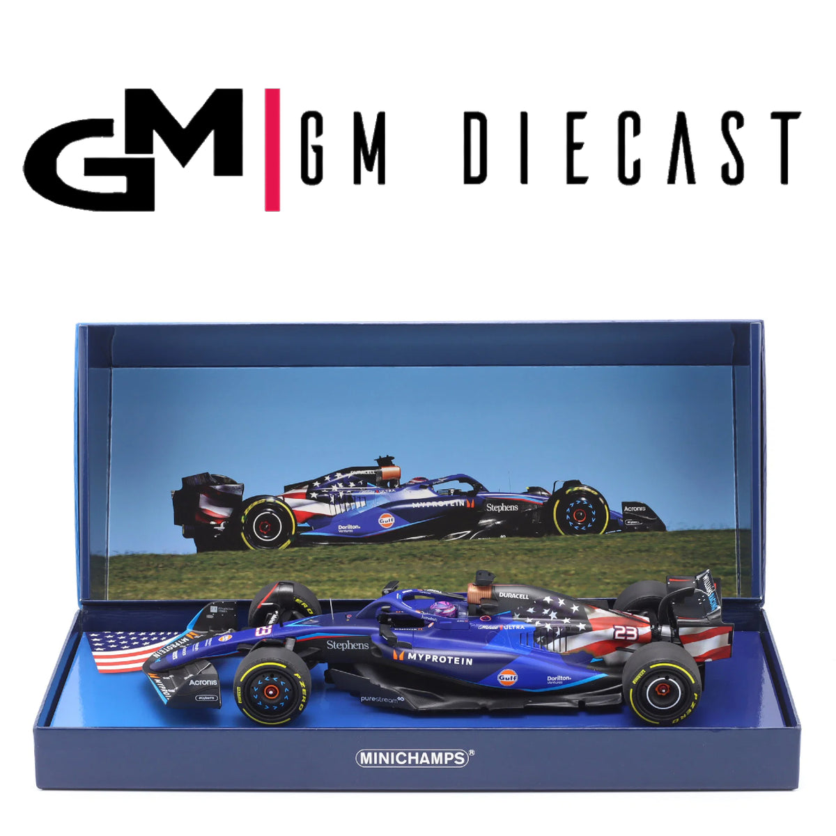 Williams Racing FW45 #23 Alex Albon GP de Austin 2023 1/18