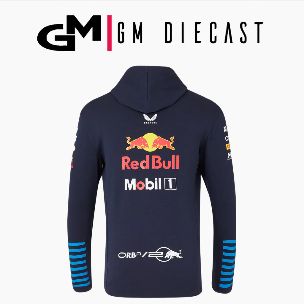 Red Bull hooded jacket F1 Racing Team Verstappen Perez Canvas Navy blue