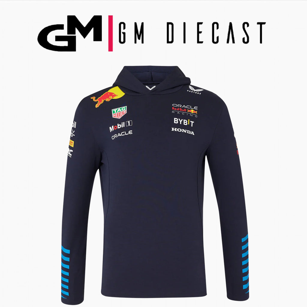Red Bull hooded jacket F1 Racing Team Verstappen Perez Canvas Navy blue