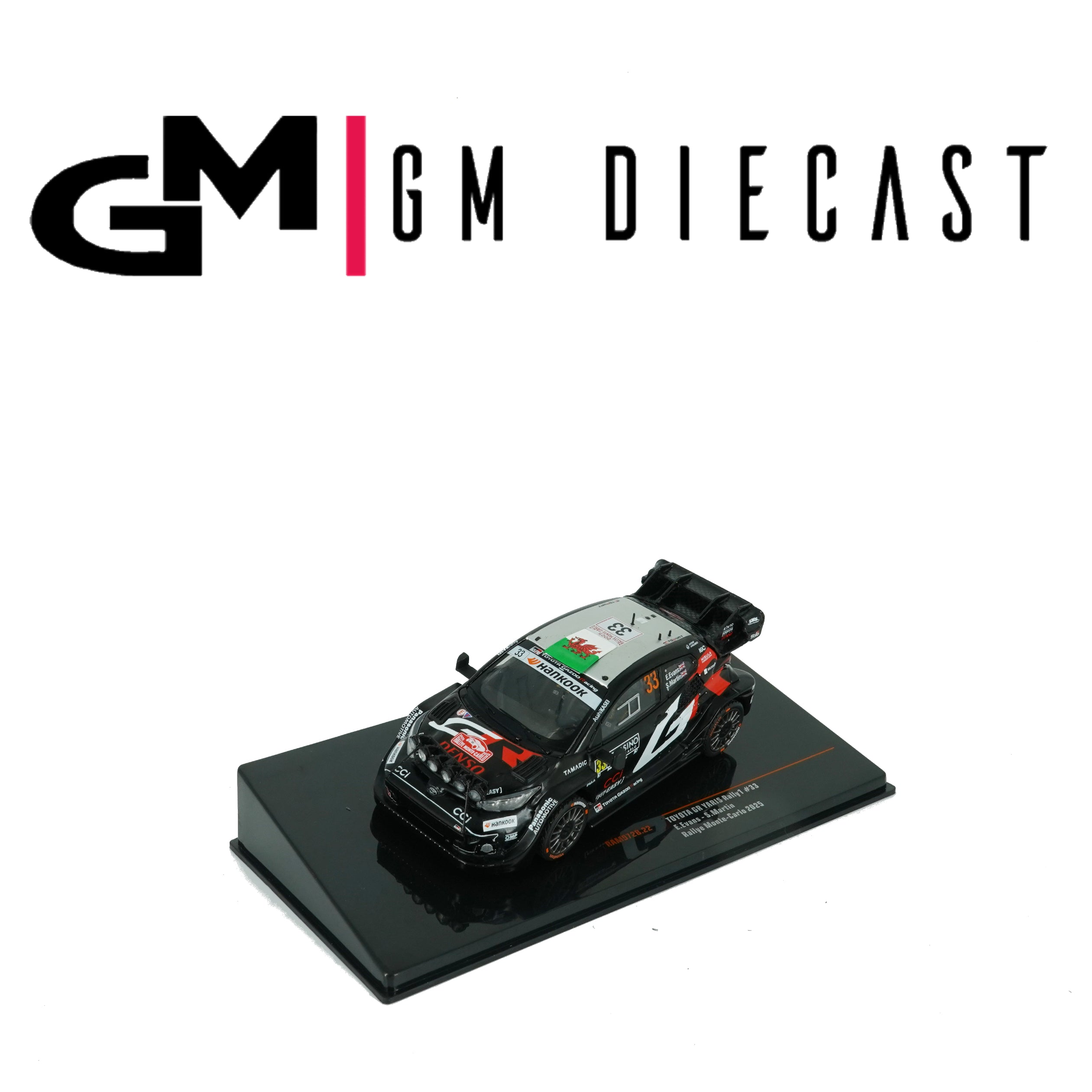 Toyota GR Yaris Rally1 #33 Rally Monte Carlo 2025 E.Evans/M.Scott