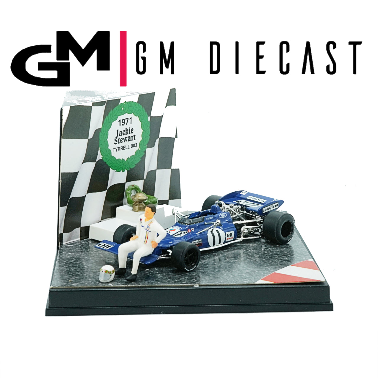 Ford Tyrrell 003 #11 World Champion  1971 J.Stewart 1:43