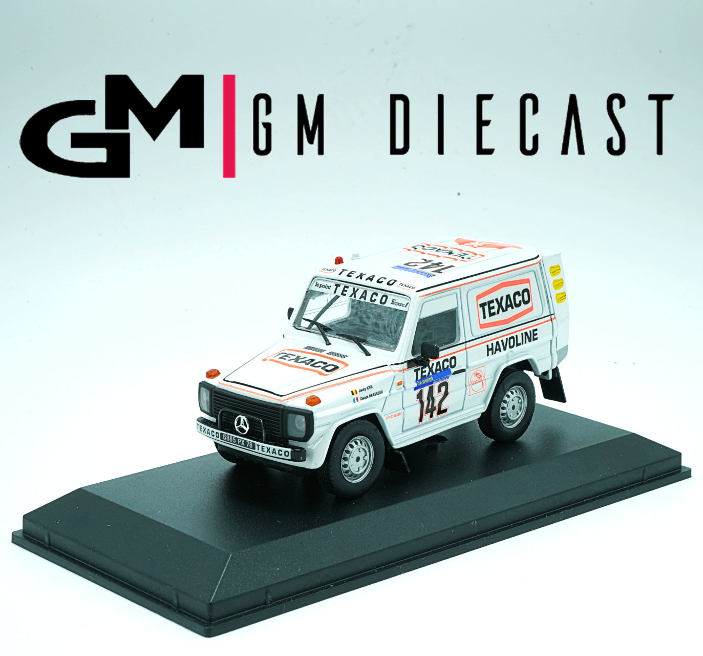 Mercedes 280 GE #142 Dakar 1983 Brasseur, J.Ickx 1:43