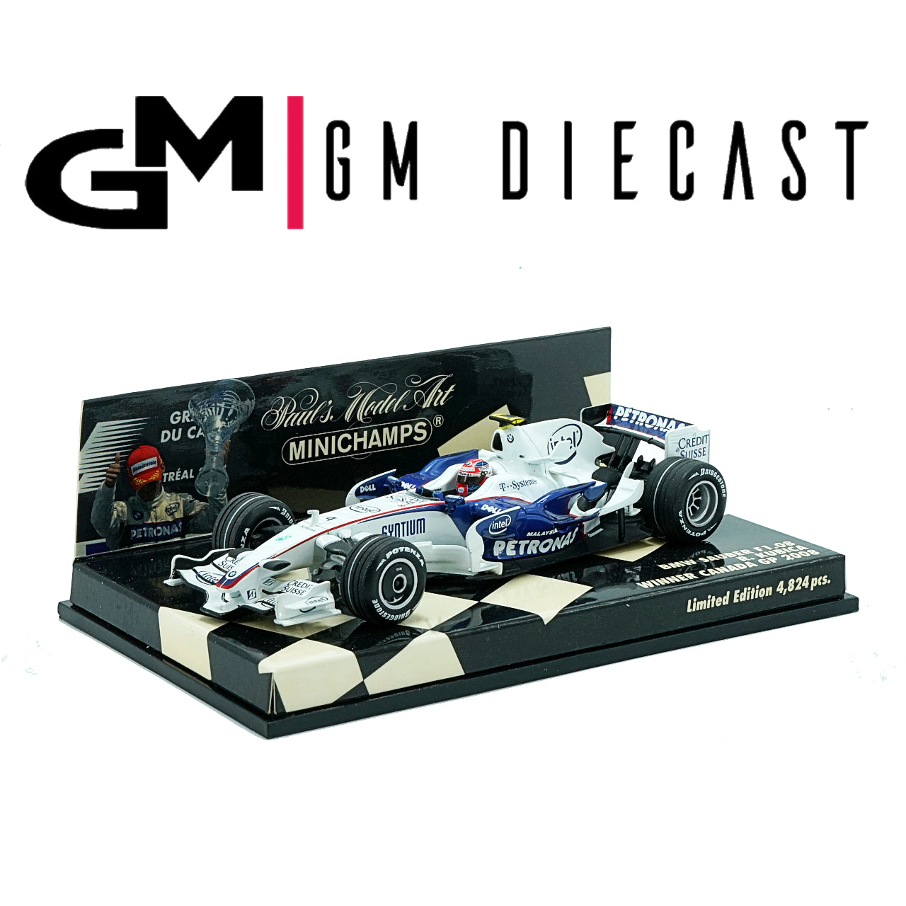 BMW Sauber F1.08 #4 winner canada GP 2008 R.Kubica