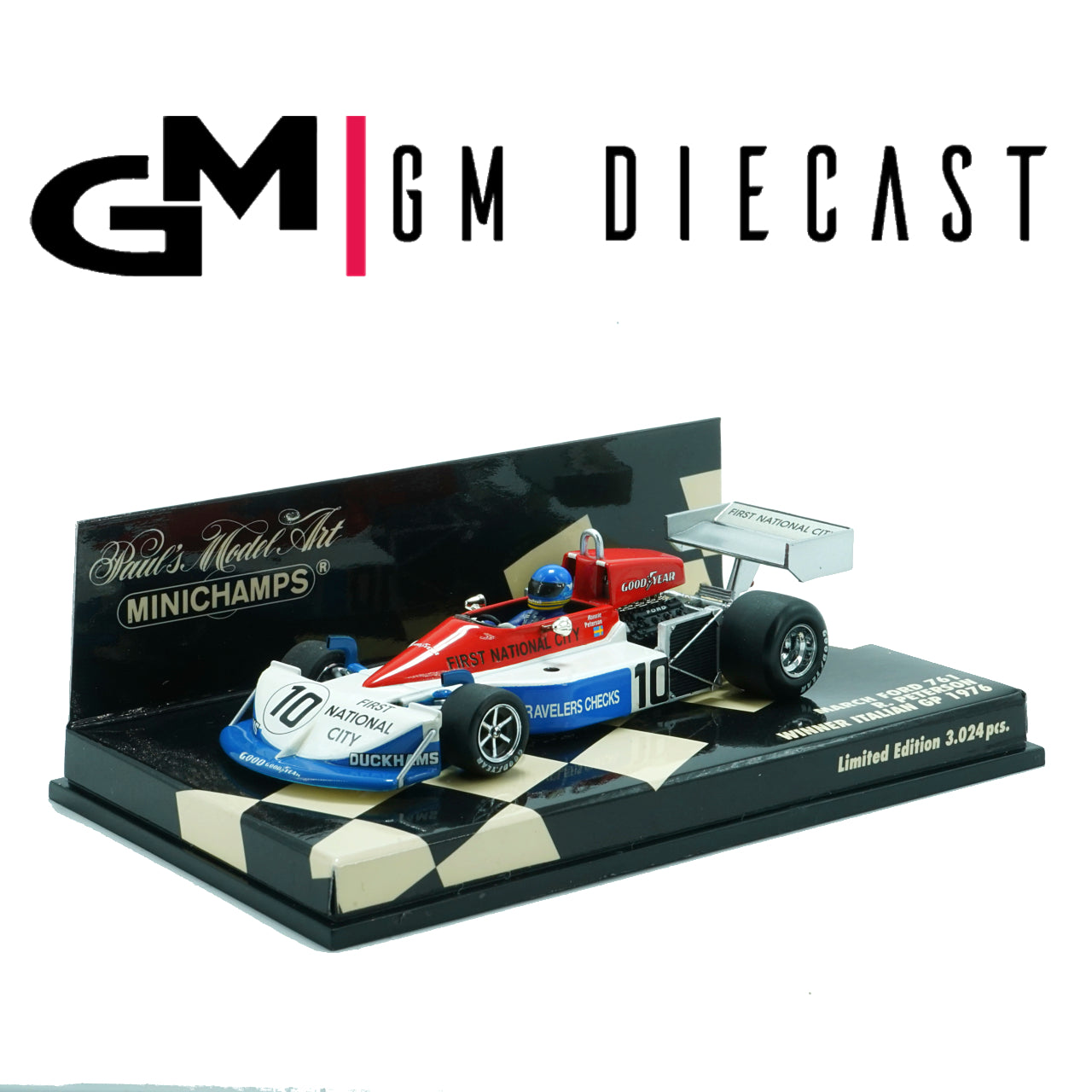 March Ford 761 #10 Winner Italian GP 1976 Peterson 1:43
