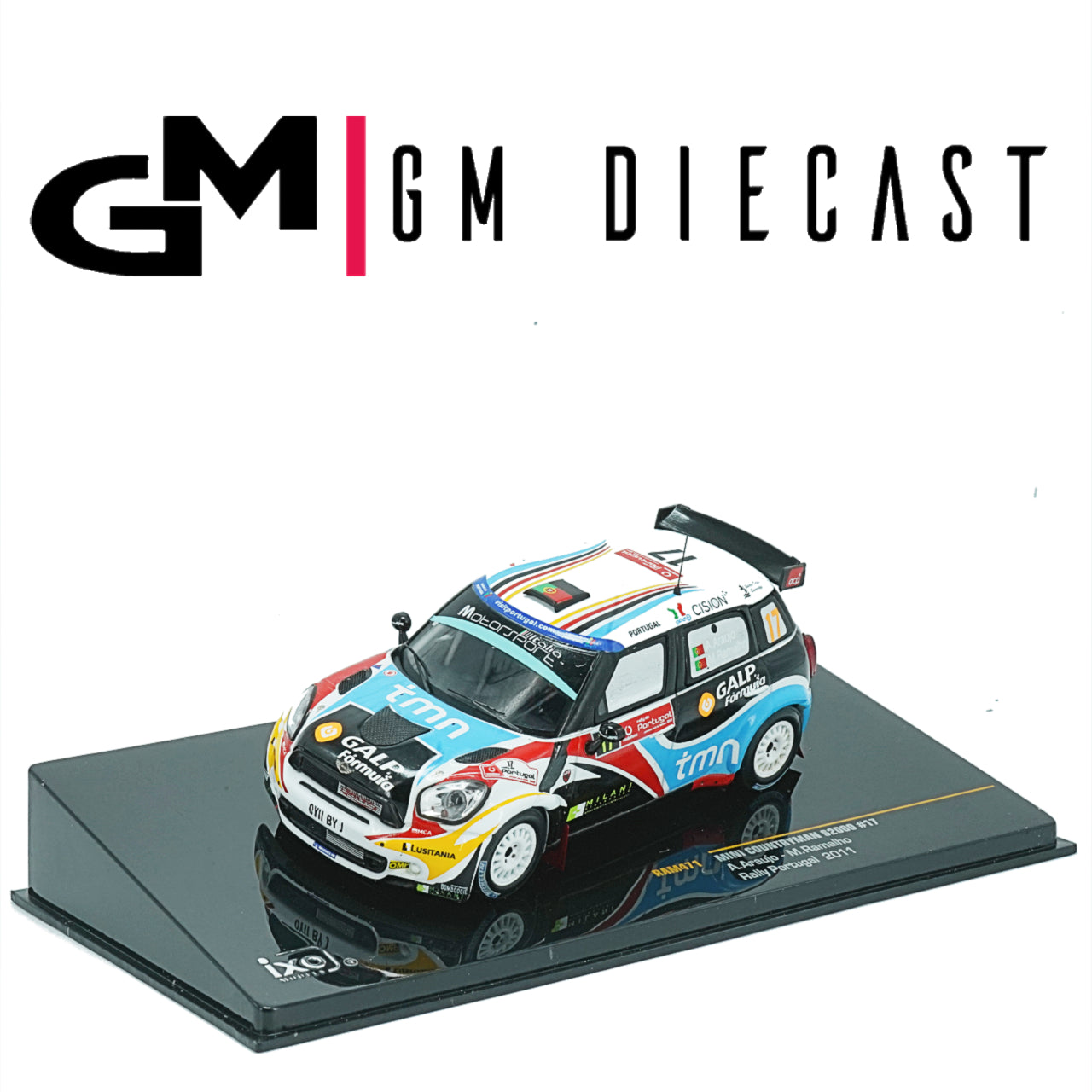 Mini Countryman S2000 #17 rally Portugal 2011 A.Araujo, M.Ramalho 1:43