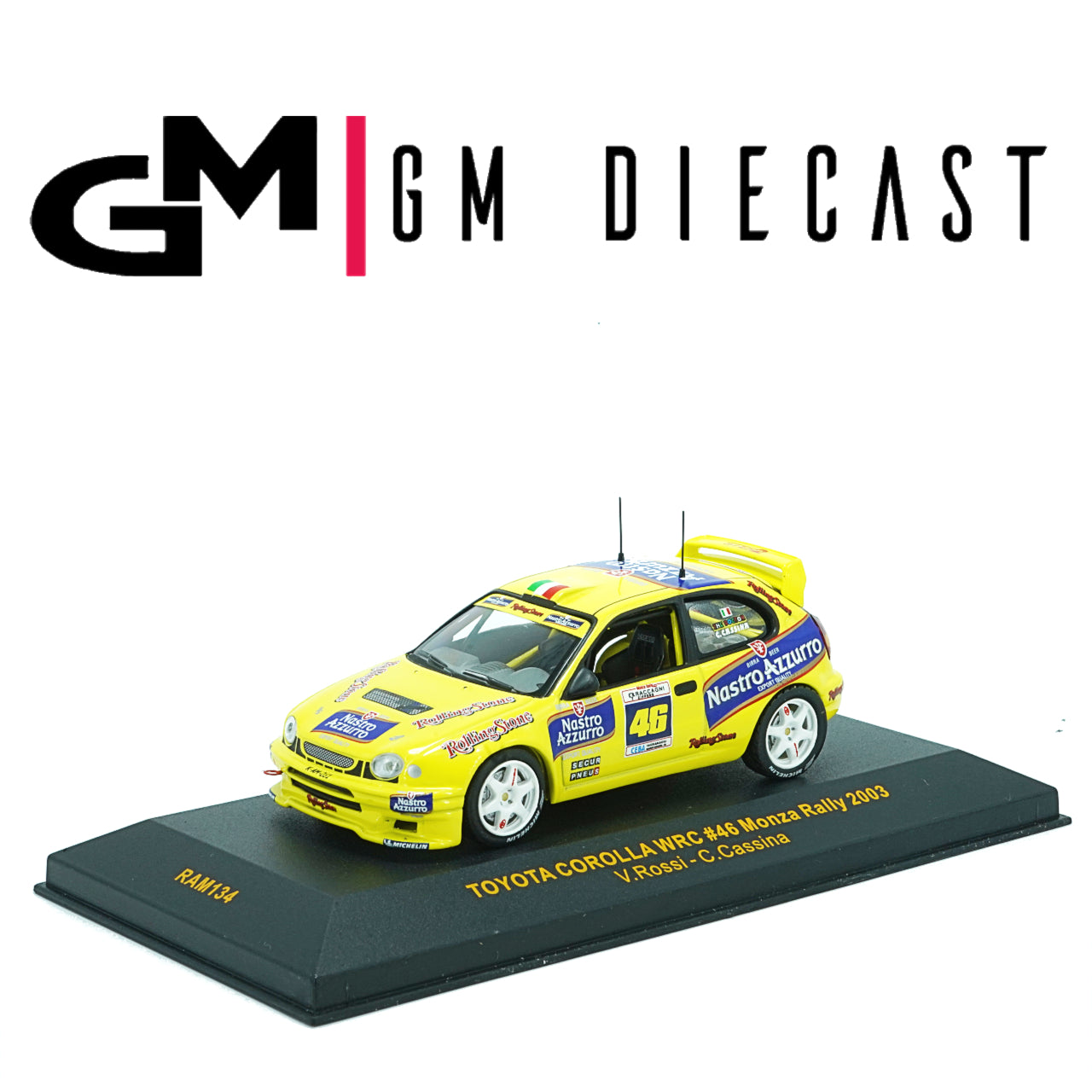 Toyota Corolla #46 Rally Monza 2003 Rossi, Cassina 1:43