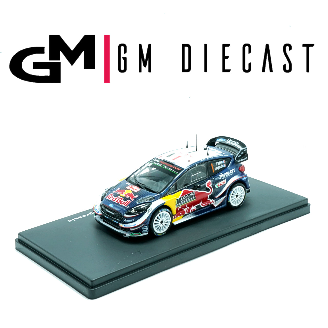 Ford Fiesta WRC #1 Rally Monte Carlo 2018 Ogier, Ingrassia 1:43