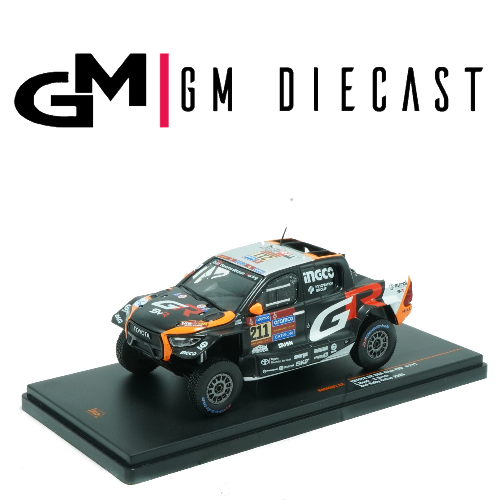 Toyota GR DKR Hilux EVO T1+ #211 Dakar 2025 Henk/Brett 1/43