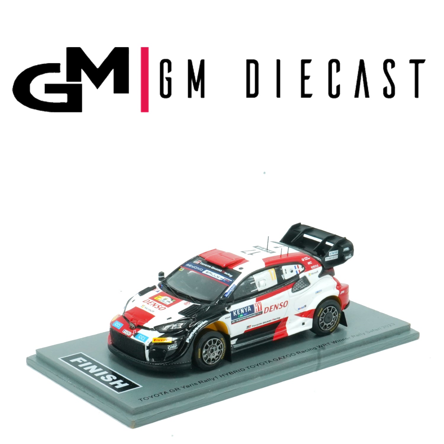 Toyota GR Yaris #17 Rally Winner Safari 2023 Ogier, Landais 1/43