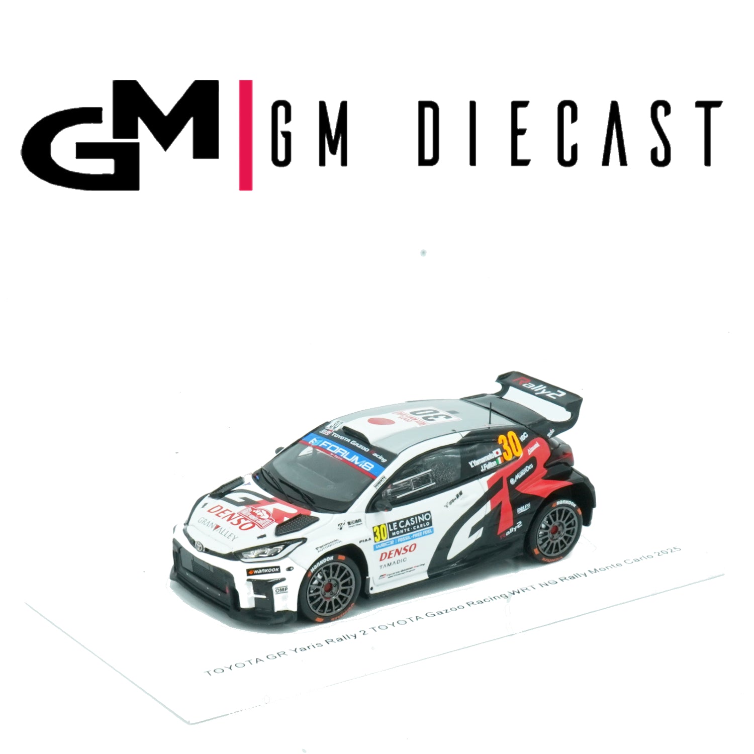 Toyota GR Yaris Rally2 #30 Rally Monte Carlo 2025 Yamamoto, Fulton 1/43