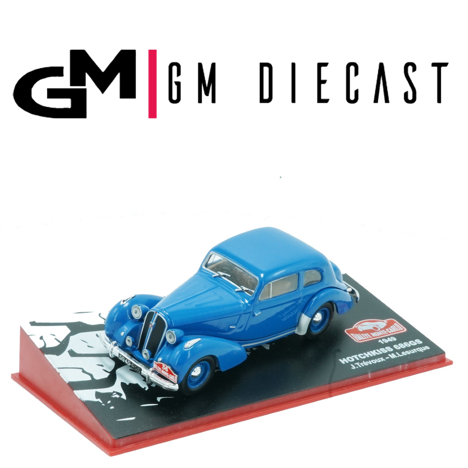 Hotchkiss 686GS Rally Monte Carlo 1949 Trévoux, Lesurque 1/43