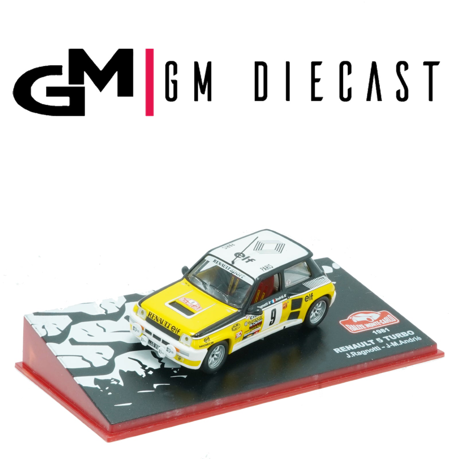 Renault 5 Turbo #9 Rally Monte Carlo 1981 Ragnotti, Andrié 1/43