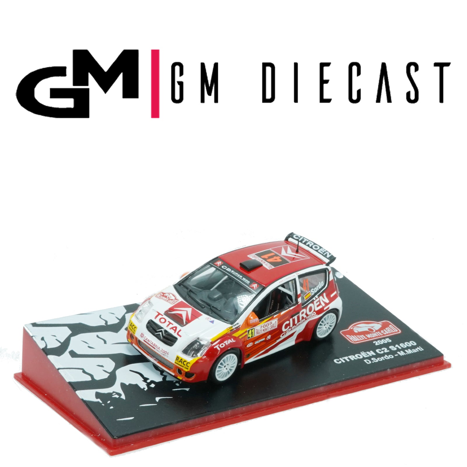 Citroen C2 S1600 #41 Rally Monte Carlo 2005 Sordo, Marti 1/43