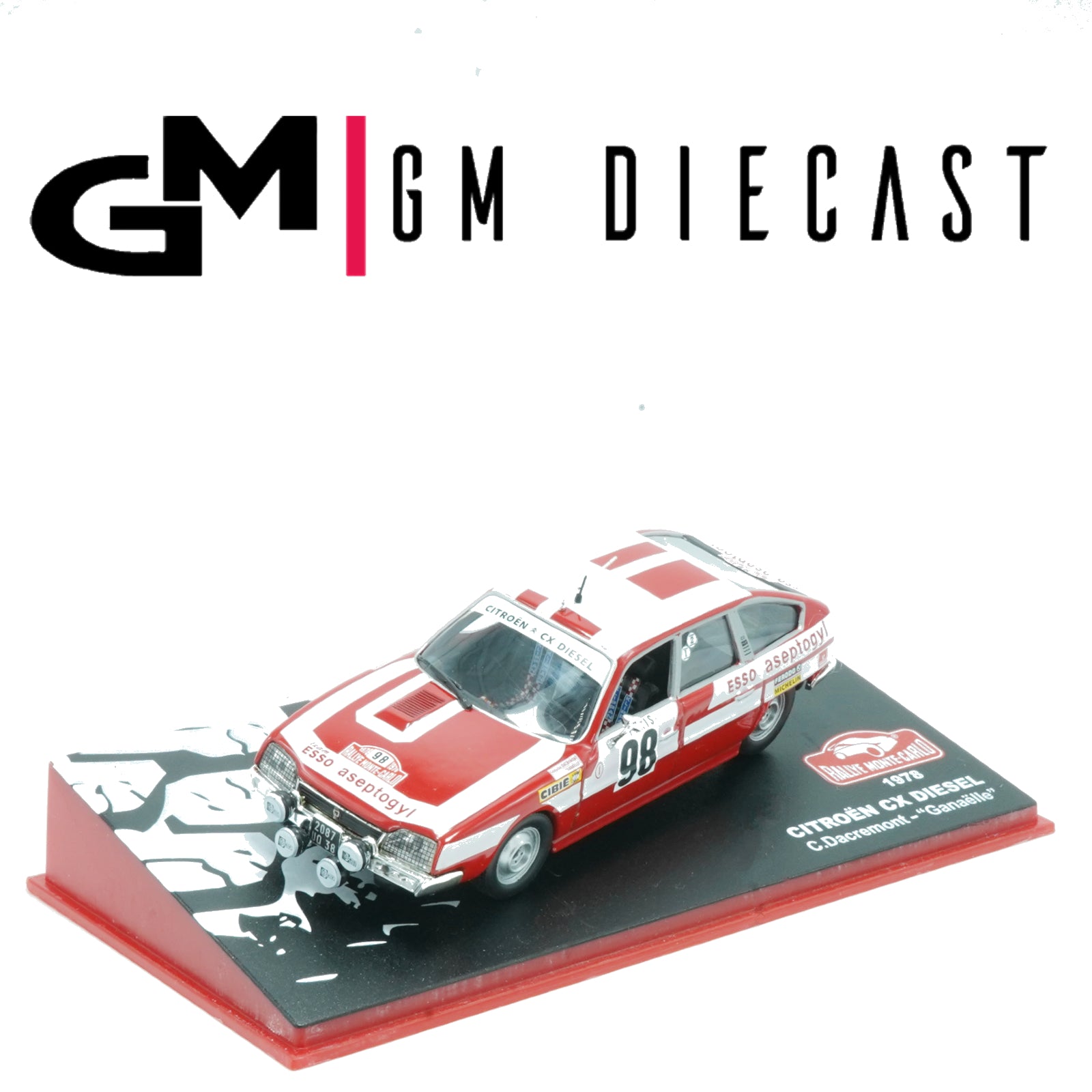 Citroen CX Diesel #98 Rally Monte Carlo 1978 Dacremont, Ganaelle 1/43