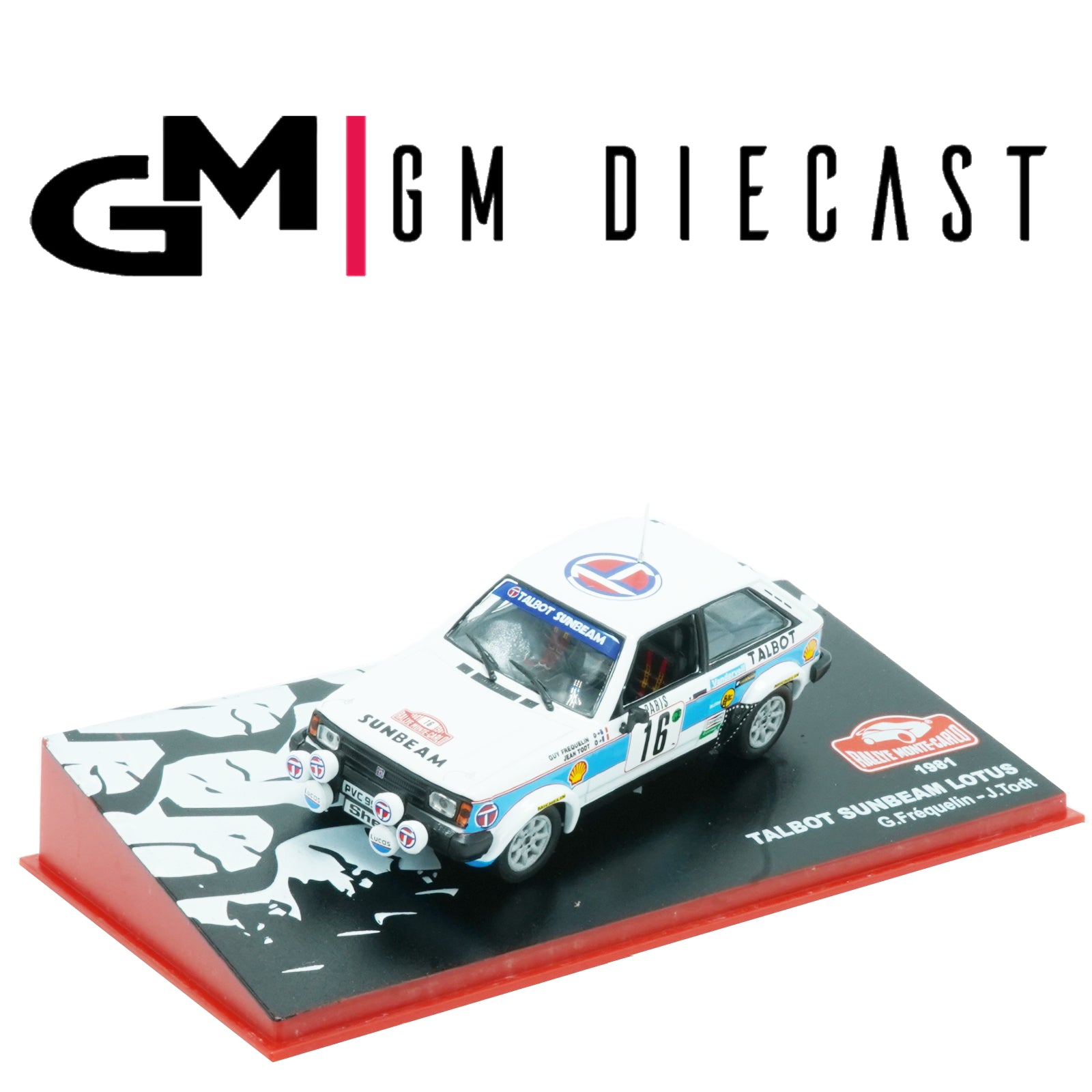 Talbot Sunbeam Lotus #16 Rally Monte Carlo 1981 Fréquelin, Todt 1/43