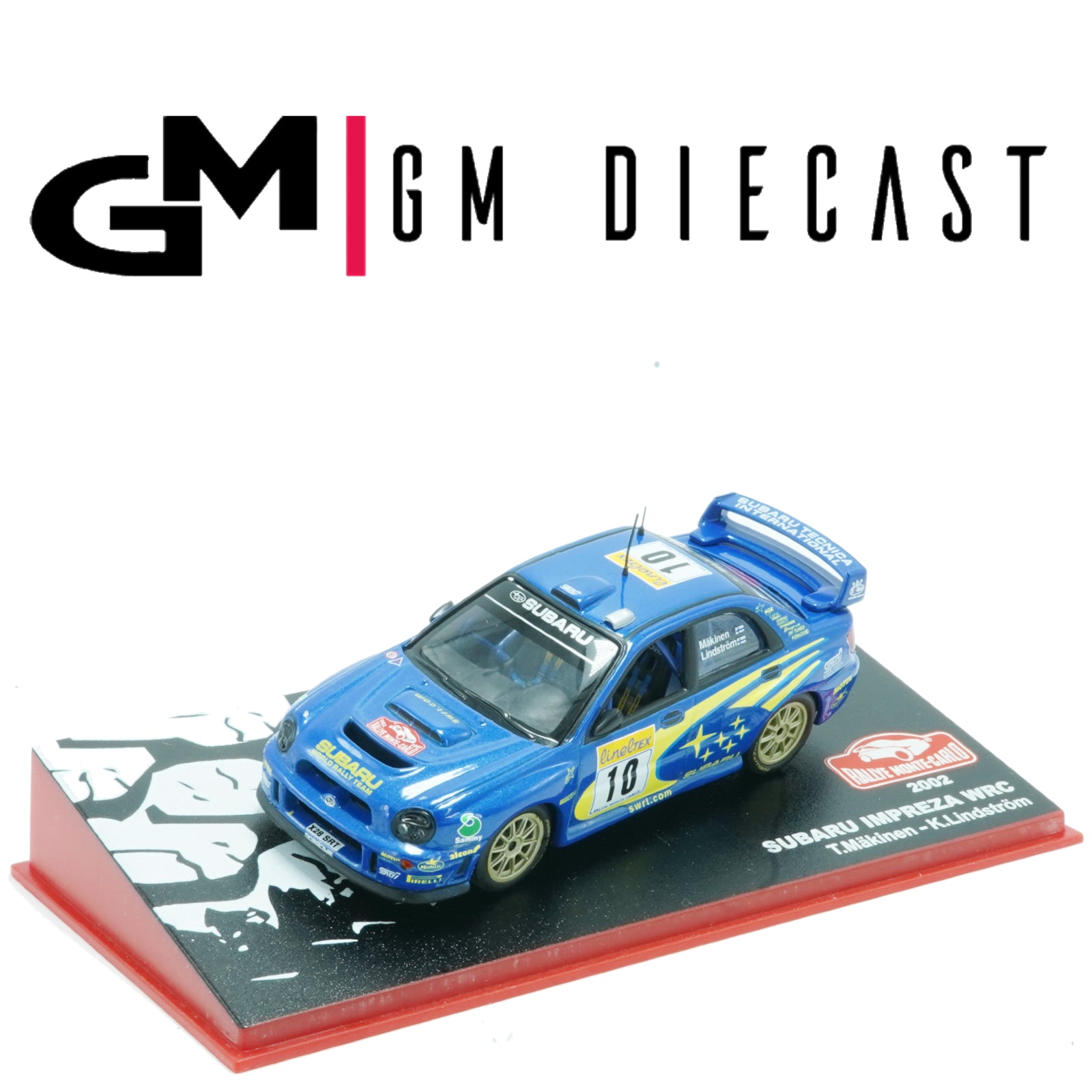 Subaru Impreza #10 Rally Monte Carlo 2002 Makinen, Lindstrom 1/43