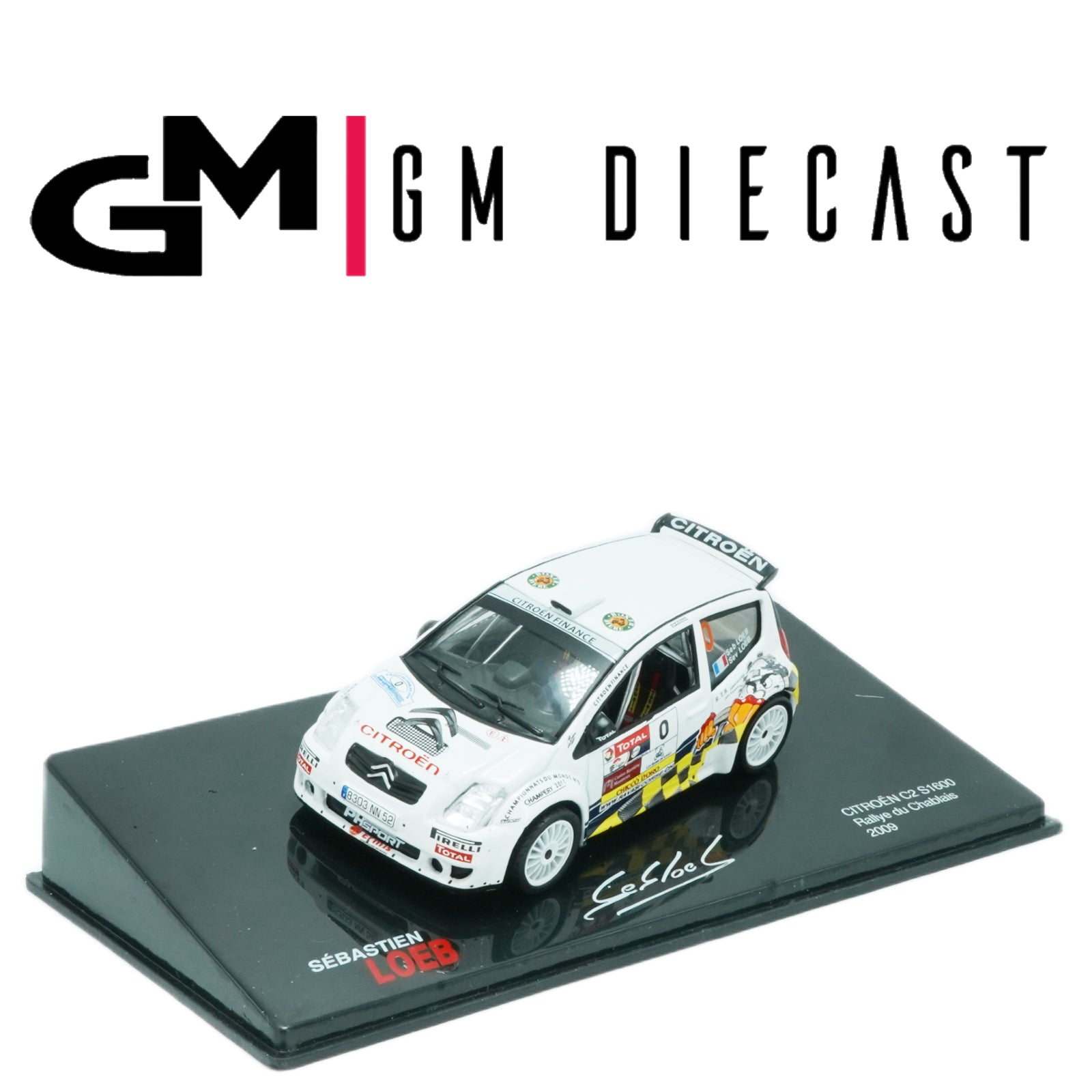 Citroen C2 S1600 #0 Rally du Chablais 2009 Loeb 1/43