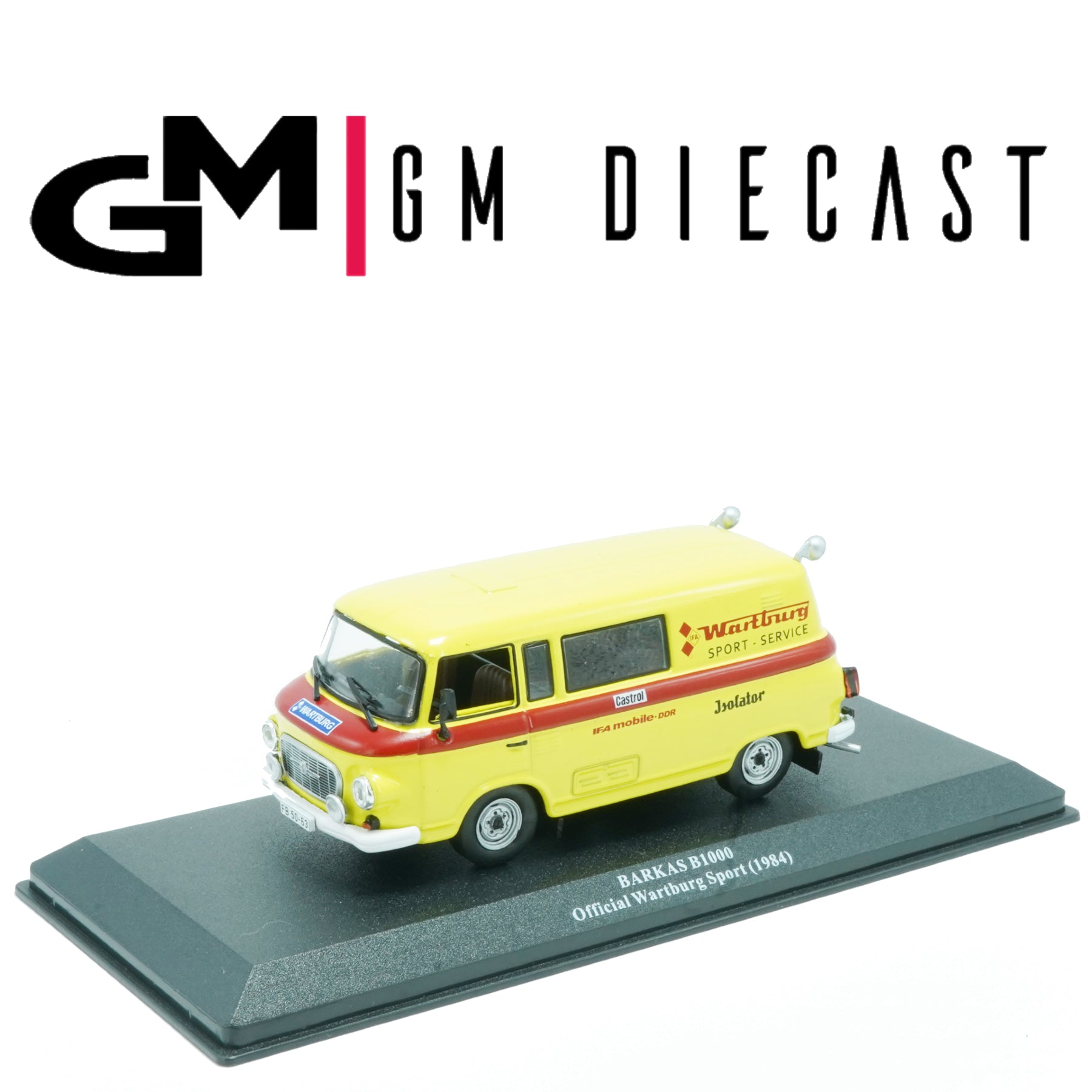 Van Barkas B1000 Official Wartburg Sport 1984 1/43