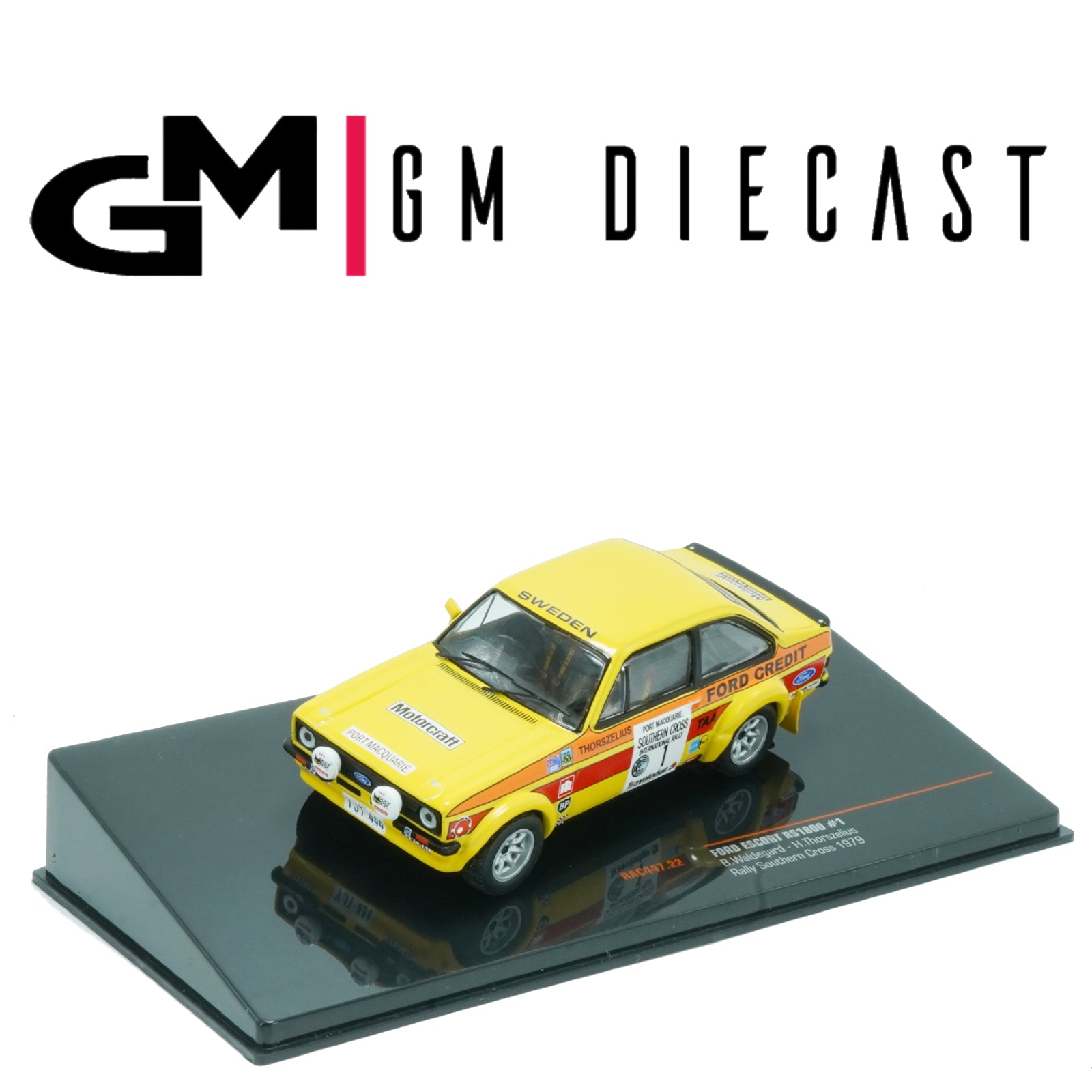 Ford Escort RS1800 #1 Rally Southern Cross 1979 Waldegard, Thorszelius 1/43